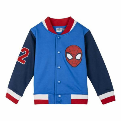 Children's Tracksuit Top Spider-Man Blue