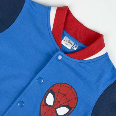 Children's Tracksuit Top Spider-Man Blue