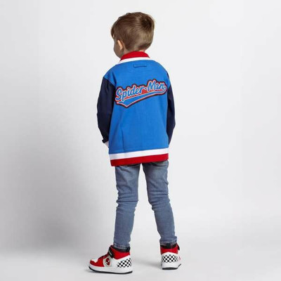 Children's Tracksuit Top Spider-Man Blue