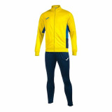 Tracksuit for Adults Joma Sport Danubio II Yellow Children's Men 2 Pieces