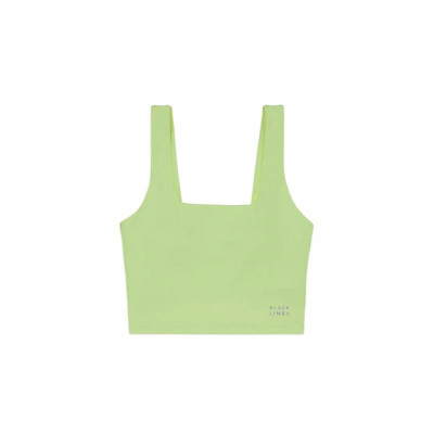 Women’s Sports Top Black Limba Bhakti  Lime