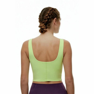 Women’s Sports Top Black Limba Bhakti  Lime