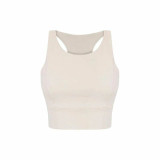 Women’s Sports Top Black Limba Diardi  Cream