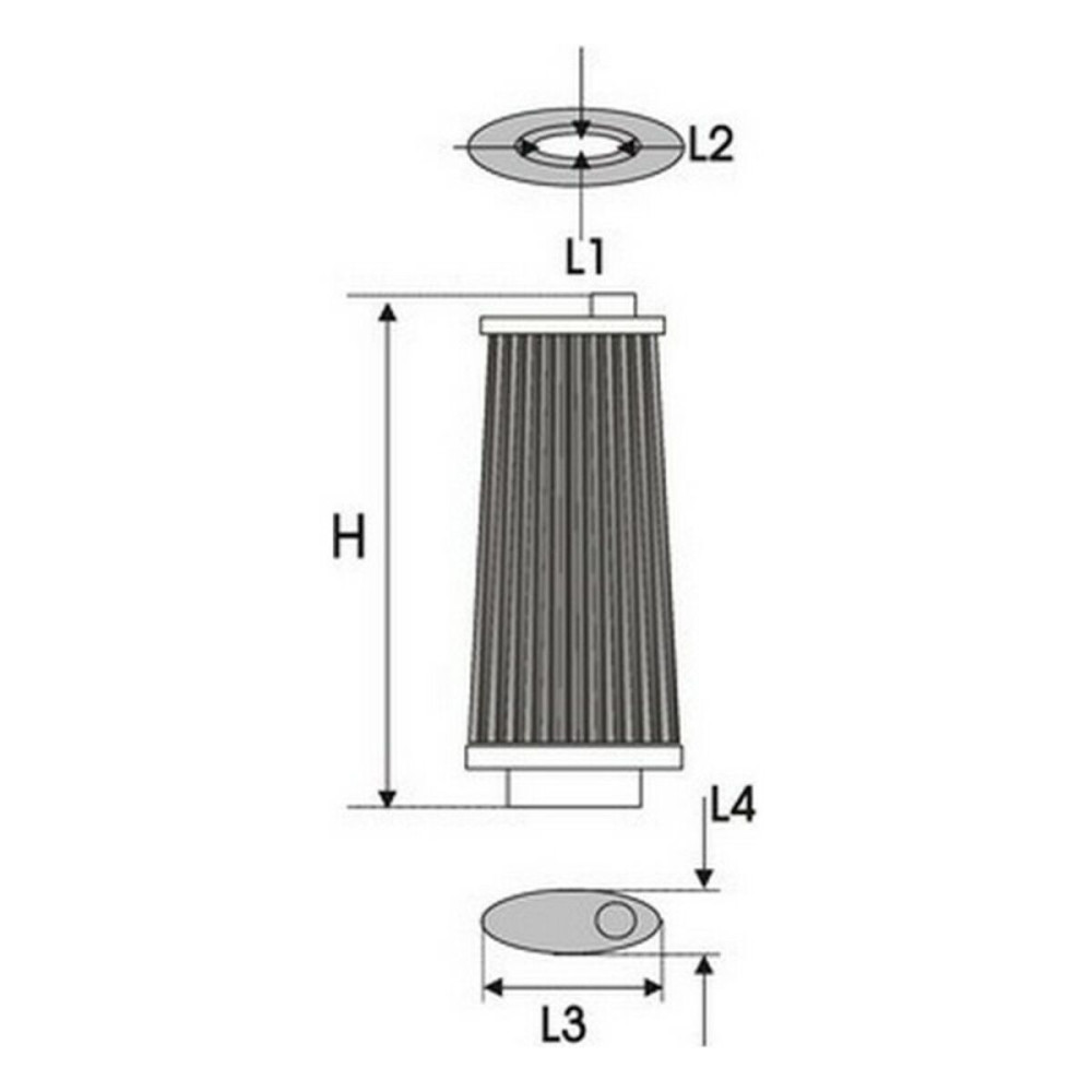 Air filter Green Filters G491614