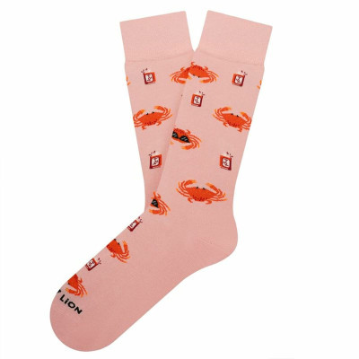 Socks Jimmy Lion Cool Crab Pink 36-40