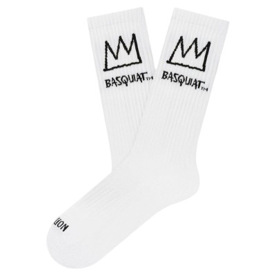 Socks Jimmy Lion Basquiat Crown White 41-46