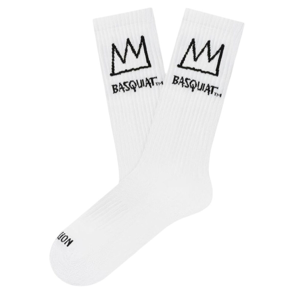 Socks Jimmy Lion Basquiat Crown White 41-46