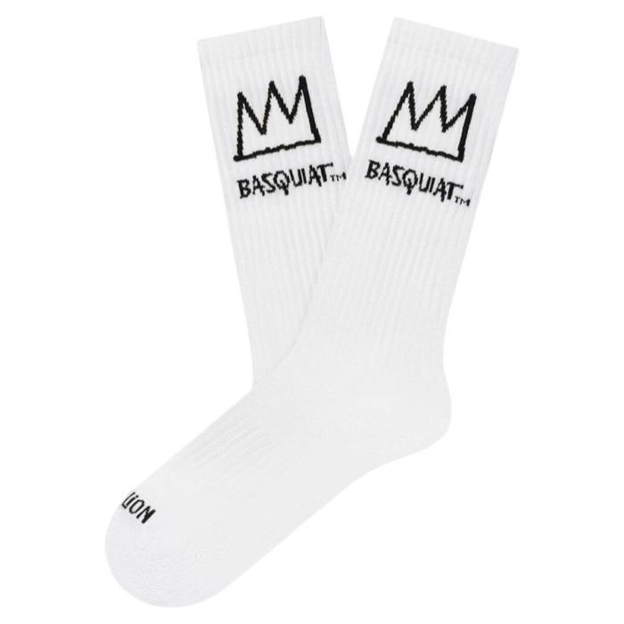Socks Jimmy Lion Basquiat Crown White 41-46
