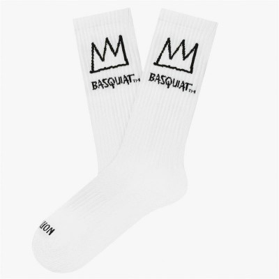 Socks Jimmy Lion Basquiat Crown White 41-46