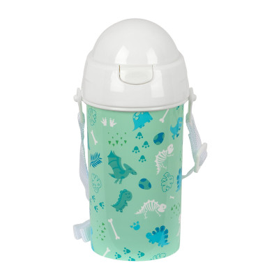 Water bottle Safta Dino Green PVC 500 ml