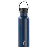 Thermal Bottle F.C. Barcelona Navy Blue Silicone Stainless steel
