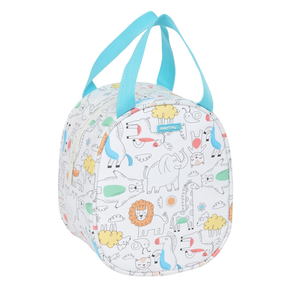 Thermal Lunchbox Safta Zoo Beige 19 x 22 x 14 cm