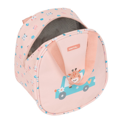 Thermal Lunchbox Safta Jirafa Coral 19 x 22 x 14 cm