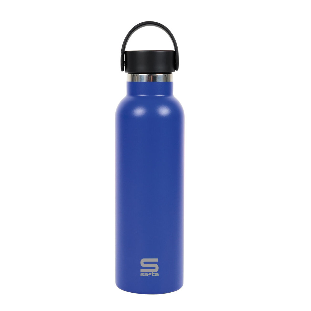 Thermal Bottle Safta Azul reflex Blue Silicone Stainless steel