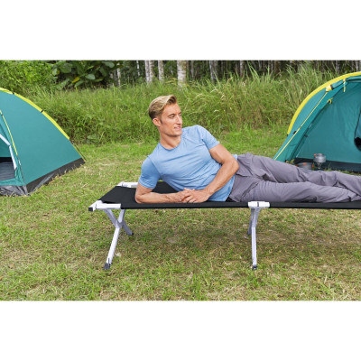 Bestway Aluminum Bed Max Weight 110 kg 190x64x42 cm Camping 68065
