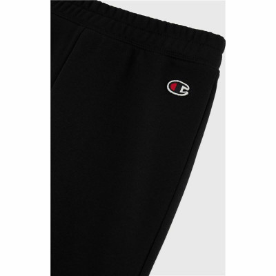 Children's Tracksuit Bottoms Champion Cuff Black