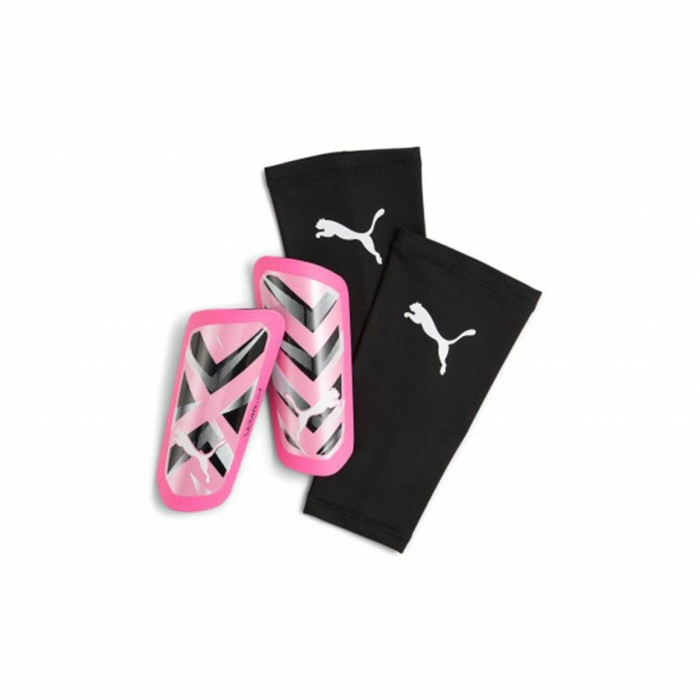 Football Shinguards Puma Ultra Light Sleeve Pink
