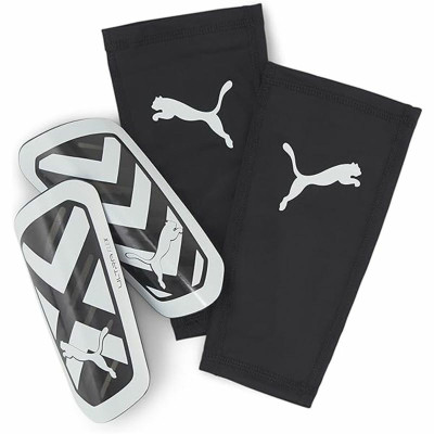 Football Shinguards Puma Ultra Flex Sleeve White Black