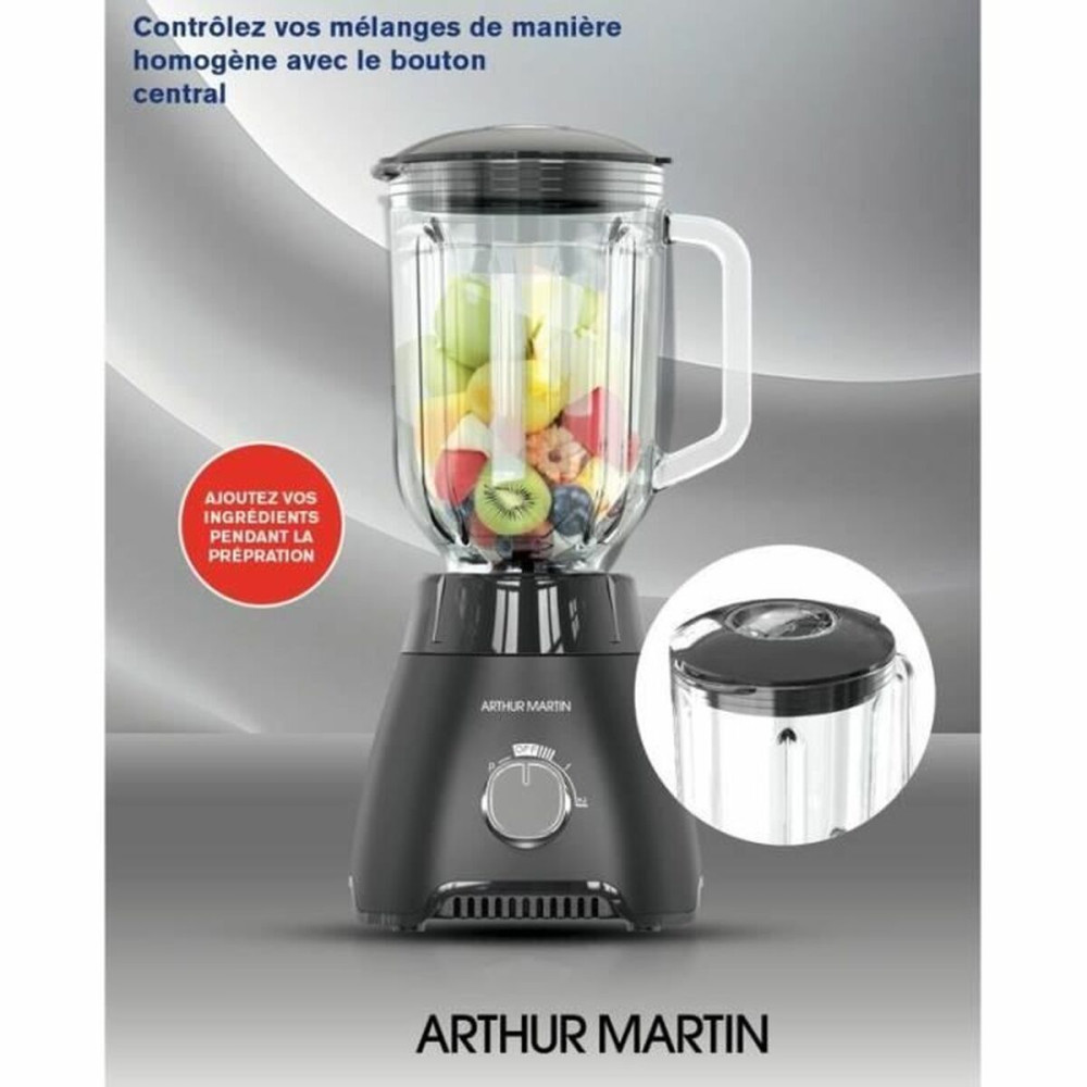 Cup Blender Arthur Martin AMPB40 Transparent 400 W 1,5 L