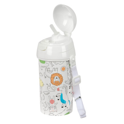 Water bottle Safta Zoo Beige PVC 500 ml