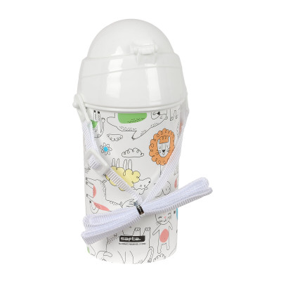 Water bottle Safta Zoo Beige PVC 500 ml