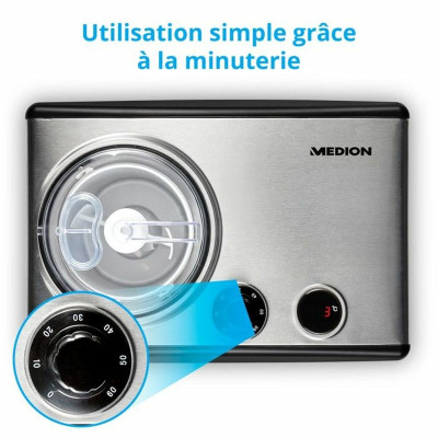 Ice Cream Maker Medion Stainless steel 150 W 1,5 L