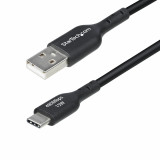 USB Cable Startech USB2AC2MNC Black 2 m