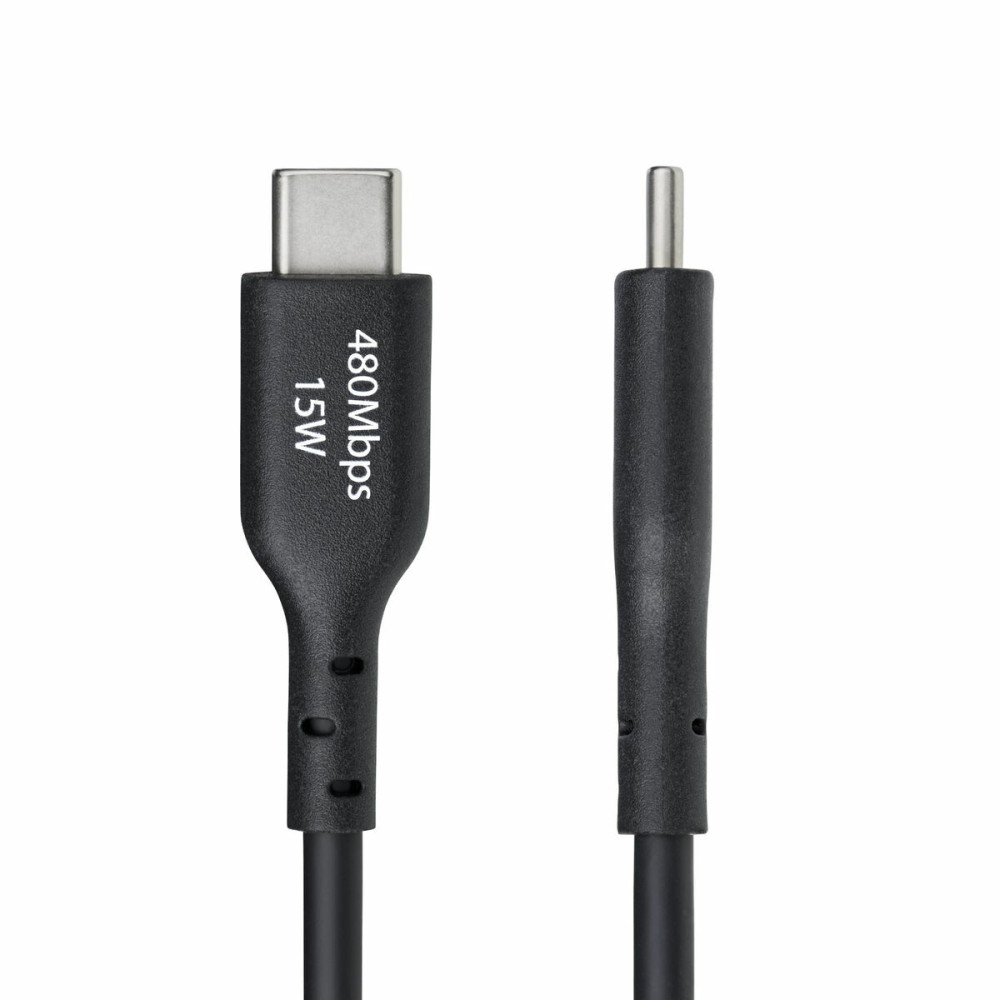USB Cable Startech USB2AC2MNC Black 2 m