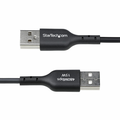 USB Cable Startech USB2AC1MNC Black 1 m