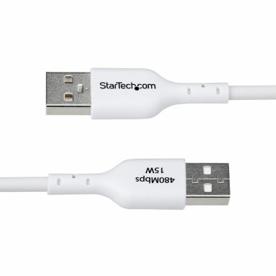 USB Cable Startech USB2AC2MNCWHE White 2 m