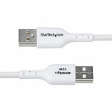 USB Cable Startech USB2AC2MNCWHE White 2 m