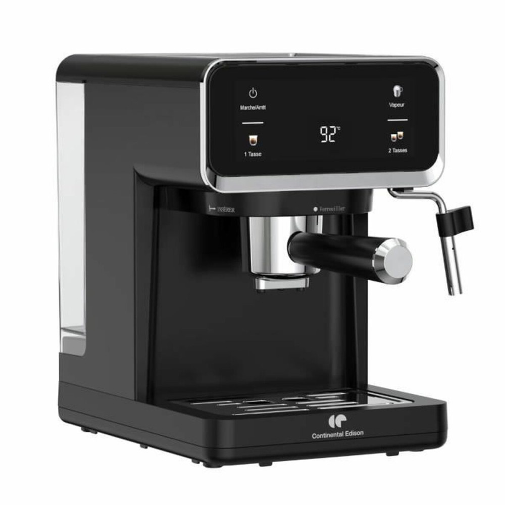 Superautomatic Coffee Maker Continental Edison CEME19B Black