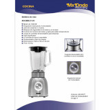 Cup Blender Mx Onda MXBBE2120 Steel 1000 W