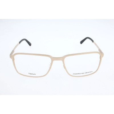 Men' Spectacle frame Porsche Design P8293-C Golden Ø 55 mm