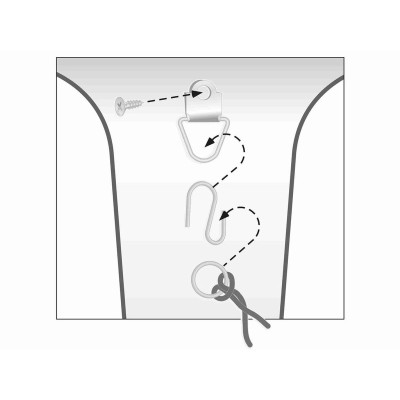 Safety net Trixie Black 120 × 100 CM