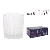Set of glasses LAV Odin 6 Pieces (4 Units)