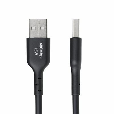USB Cable Startech USB2AC3MNC Black 3 m