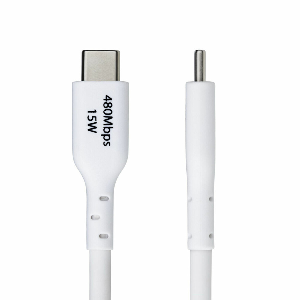USB Cable Startech USB2AC3MNCWHE White 3 m