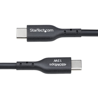 USB Cable Startech USB2AC3MNC Black 3 m