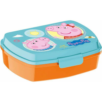 Sandwich Box Peppa Pig Having Fun Light Pink 17 x 5,6 x 13,3 cm