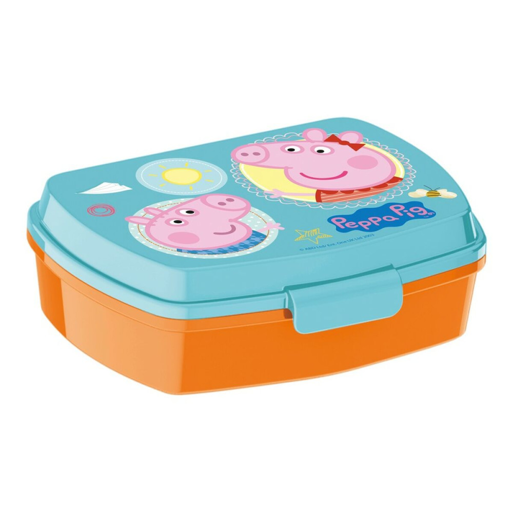 Sandwich Box Peppa Pig Having Fun Light Pink 17 x 5,6 x 13,3 cm