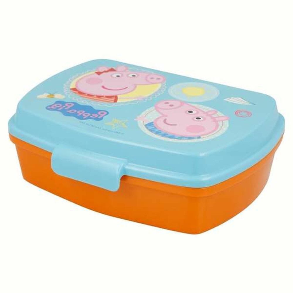 Sandwich Box Peppa Pig Having Fun Light Pink 17 x 5,6 x 13,3 cm