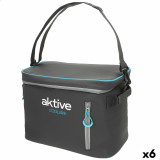 Portable Fridge Aktive 18 L 34 x 26 x 21 cm Black (6 Units)
