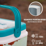 Portable Rigid Cooler Aktive 5 L 28 x 19 x 21 cm Blue (6 Units)