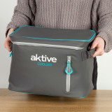 Portable Fridge Aktive 18 L 34 x 26 x 21 cm Black (6 Units)