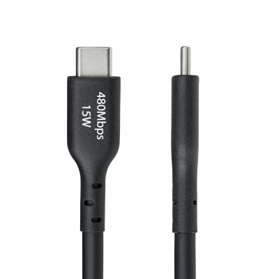 USB Cable Startech USB2AC4MBKE Black
