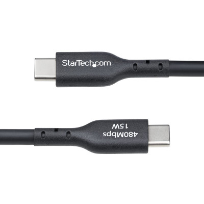 USB Cable Startech USB2AC4MBKE Black
