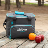 Portable Fridge Aktive 20 L 32 x 28 x 23 cm Black (4 Units)