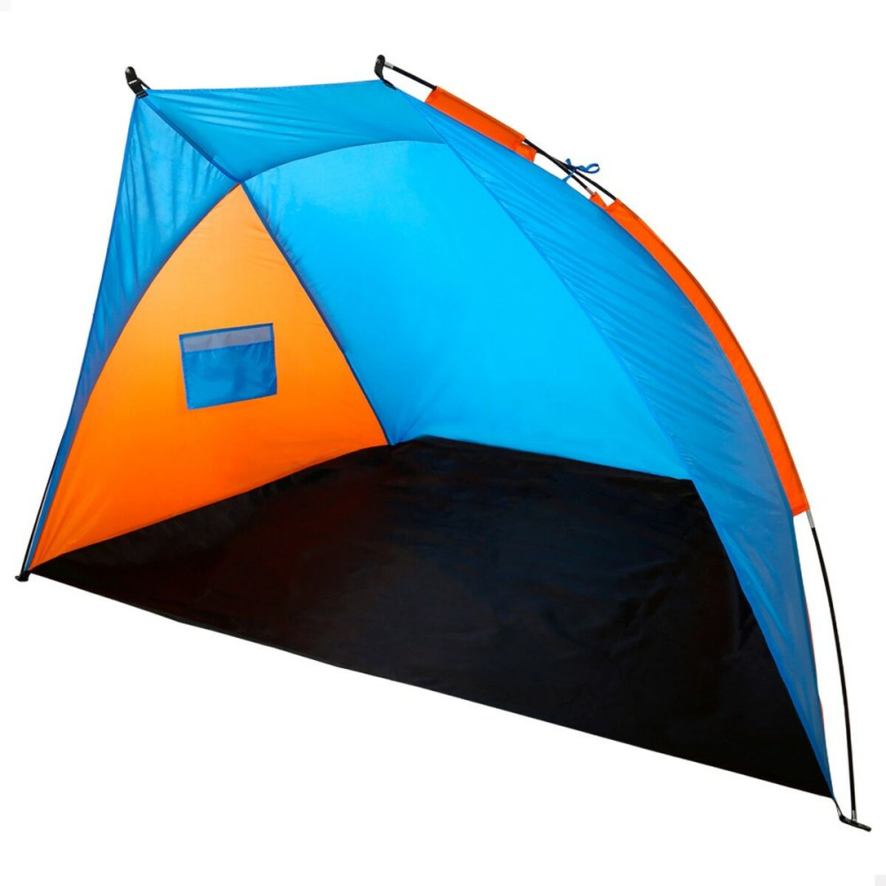 Beach Windscreen Aktive 200 x 120 x 125 cm Blue Orange (4 Units)