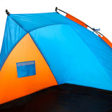 Beach Windscreen Aktive 200 x 120 x 125 cm Blue Orange (4 Units)